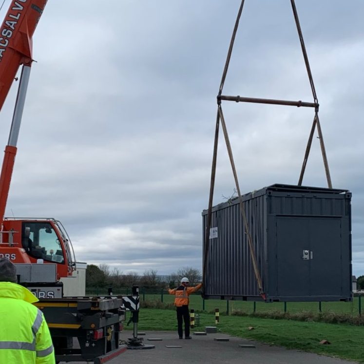 Deployment of the 4-NM-2023 neutron monitor station. Deployment of the 4-NM-2023 neutron monitor station.