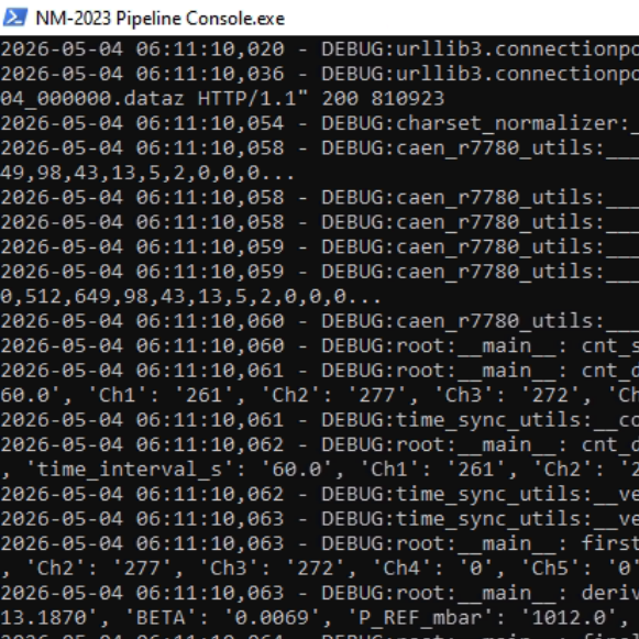Console print messages from the NM-2023 complete pipeline codebase. Console print messages from the NM-2023 complete pipeline codebase.